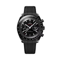 OMEGA Speedmaster Dark Side of the Moon Black Ceramic 44.25mm - Black on Rubber Strap