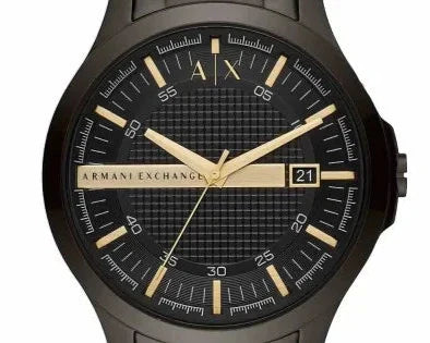 Armani Exchange Hampton AX2413 Men's Chronograph – Black Dial with Black Stainless Steel Strap