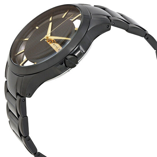 Armani Exchange Hampton Series AX2192 Men's Chronograph – Black Dial with Matching Black Stainless Steel Bracelet